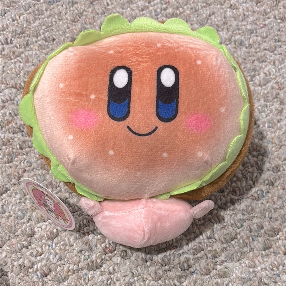 Kirby Hamburger Rare Plush